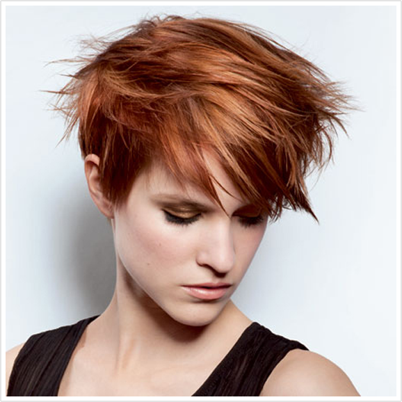 coppery highlights